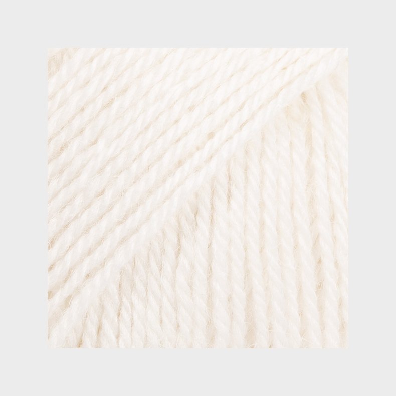 Drops Flora - 02 Hvid