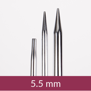 Brass Udskiftelig Rundpind 12cm 5.50mm / 4.5in US9