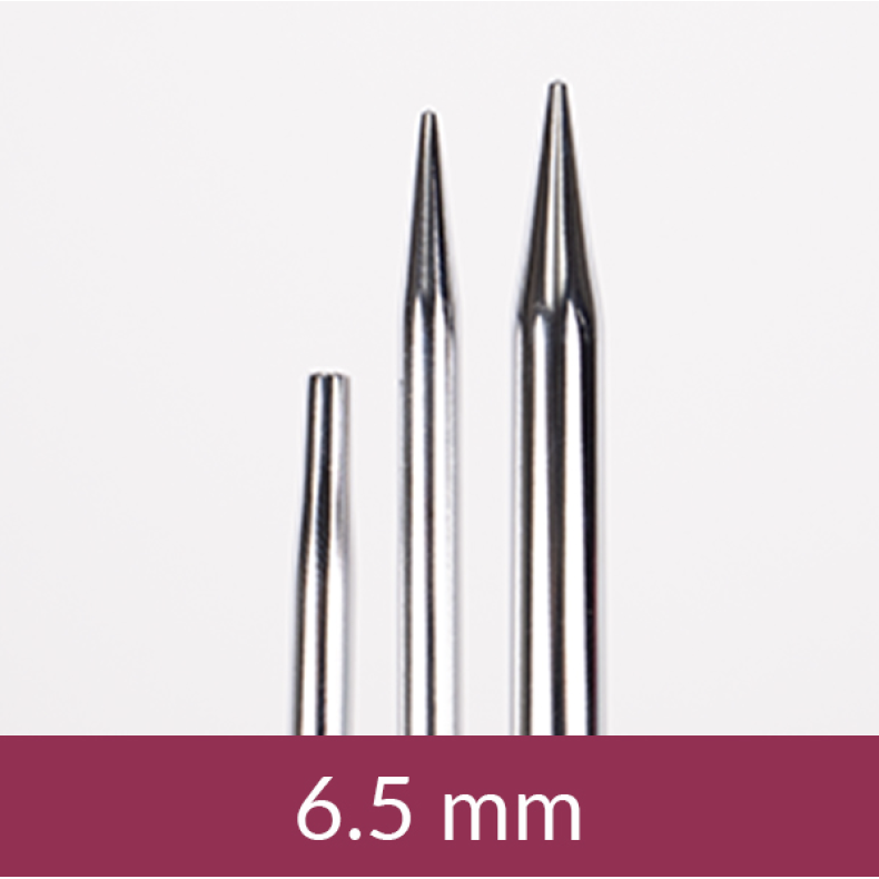 Brass Udskiftelig Rundpind 12cm 6.50mm / 4.5in US10,5