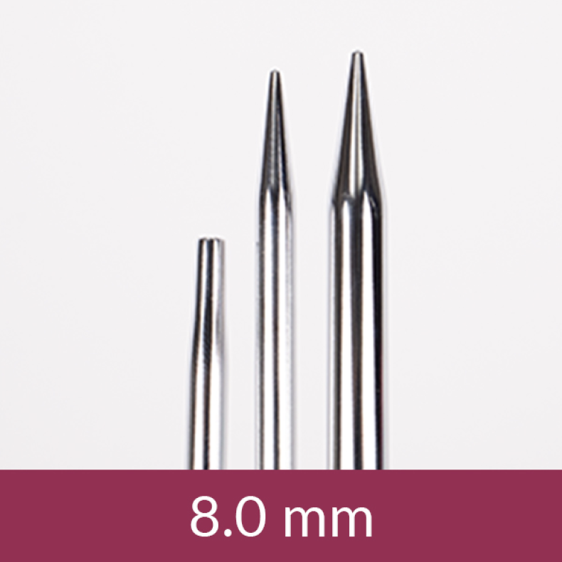 Brass Udskiftelig Rundpind 12cm 8.00mm / 4.5in US11