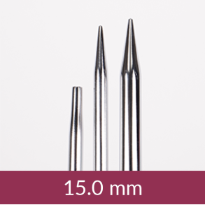 Brass Udskiftelig Rundpind 12cm 15.00mm / 4.5in US19